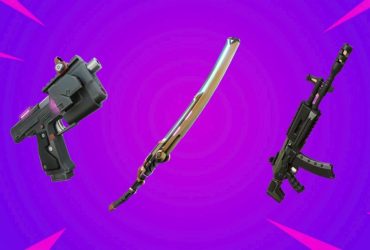 Desbloqueando a Pistola Lock-On, a Lâmina Cinética e o Rifle de Assalto Ranger no Fortnite.