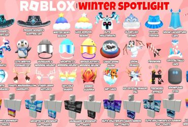 Lista Completa de Recompensas do Evento de Destaque de Inverno do Roblox 2024