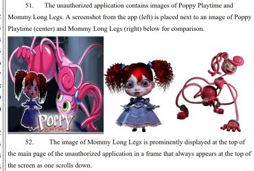 Processo da Mob Entertainment contra o Google e desenvolvedores por uso não autorizado de ativos do Poppy Playground.