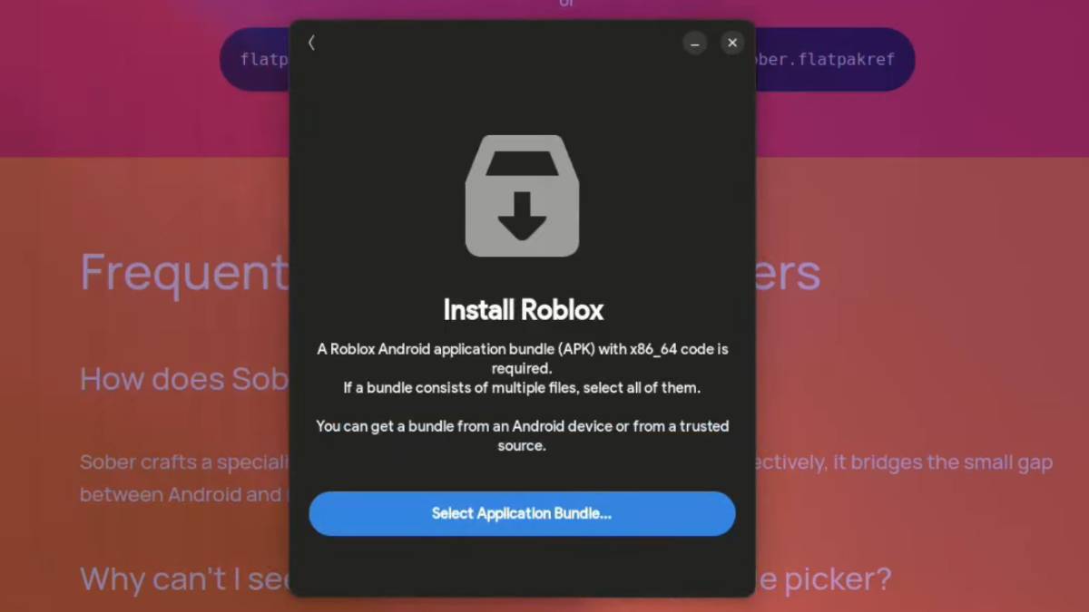 Sober Instale Roblox
