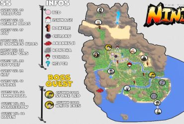 Guia Definitivo: Gotas, Locais e Tempos de Respawn do Chefe Ninja Time.