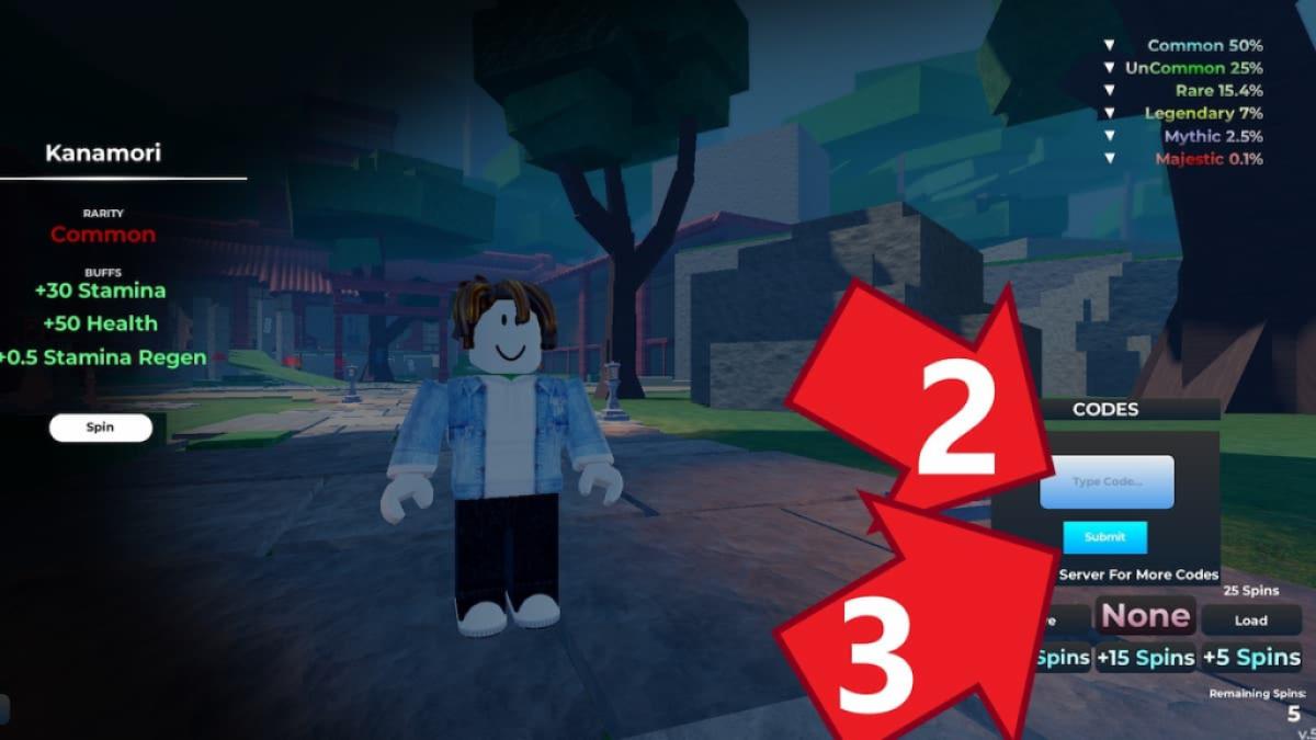 Blood Moon 2 Slayers Código de Código de Redenção seção