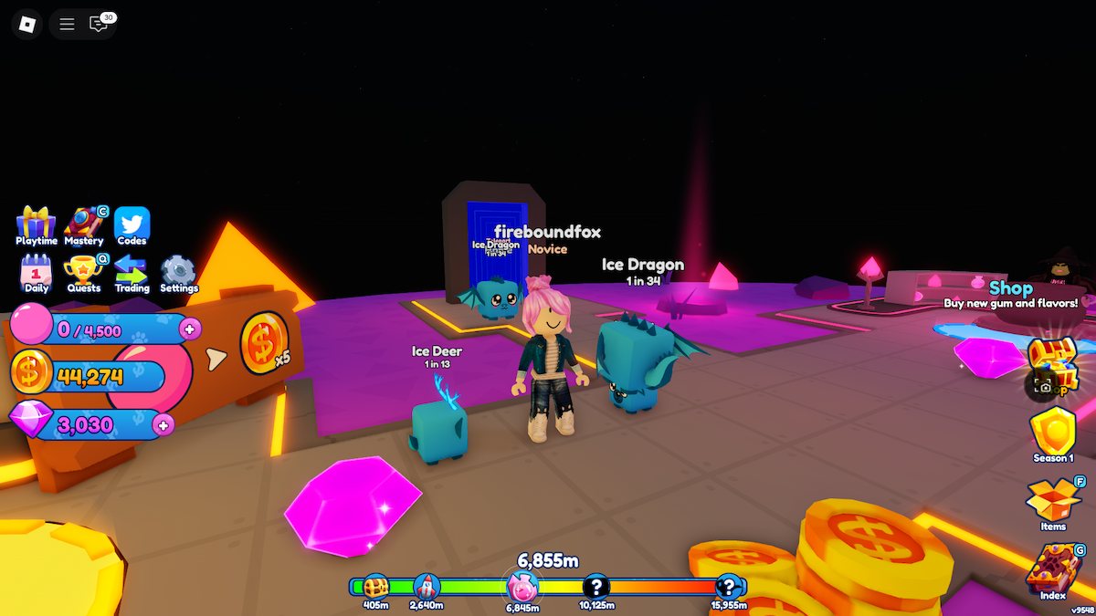 Guia Definitivo para Obter Gemas no Bubble Gum Simulator Infinity