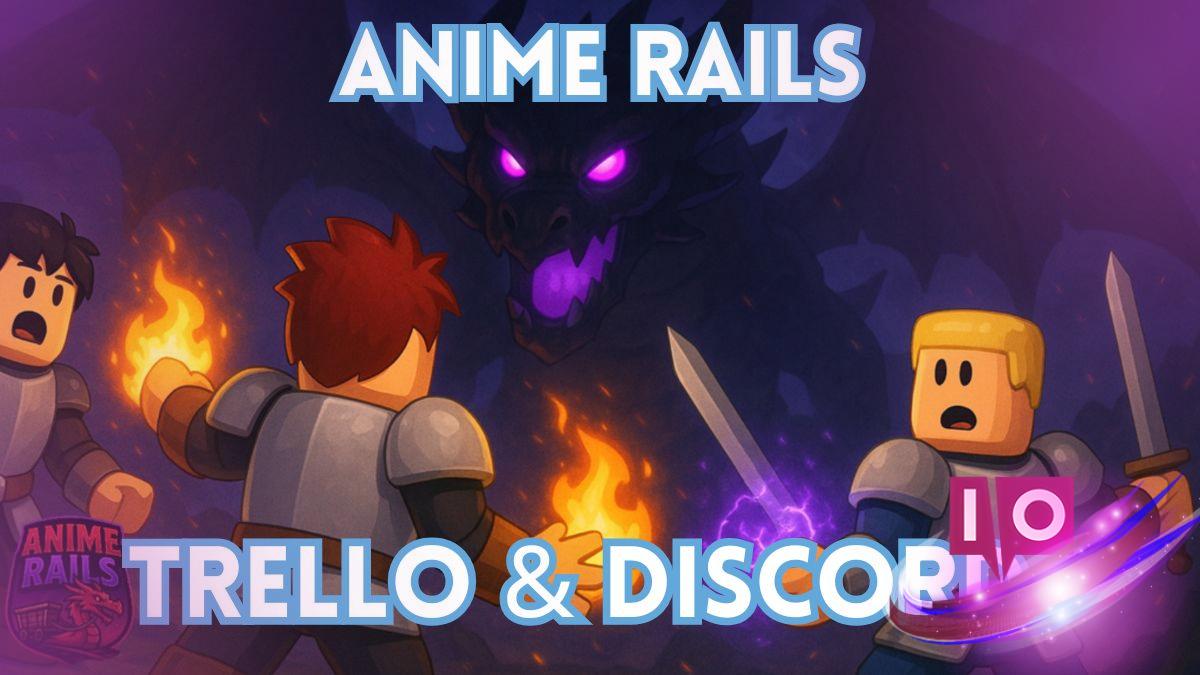 Links Oficiais do Anime Rails no Trello e Discord para Fãs