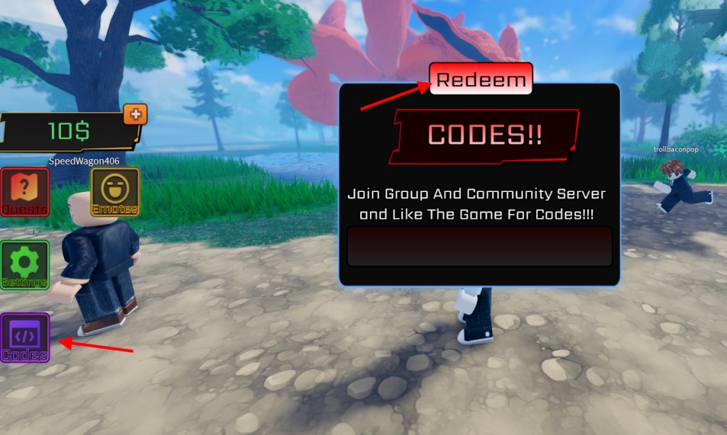 resgatar códigos Anime Rails
