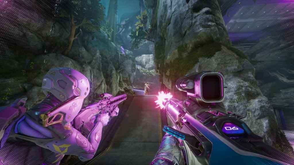 Captura de tela oficial do Splitgate 2