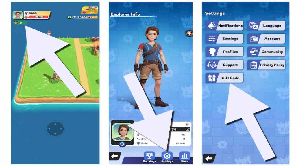 Como trocar códigos em Palmon Survival.