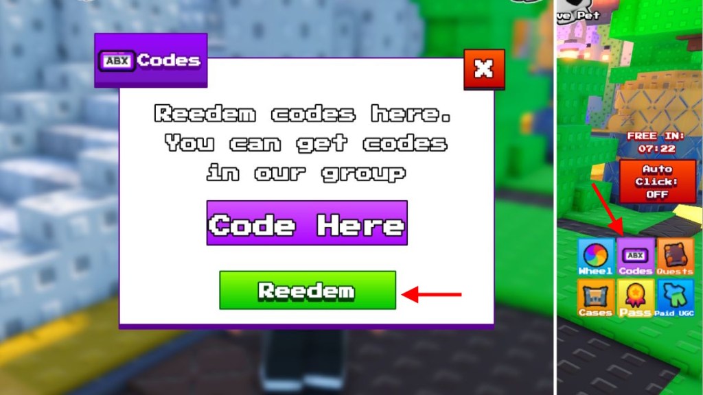 Resgatar Códigos de Click For Free UGC Items