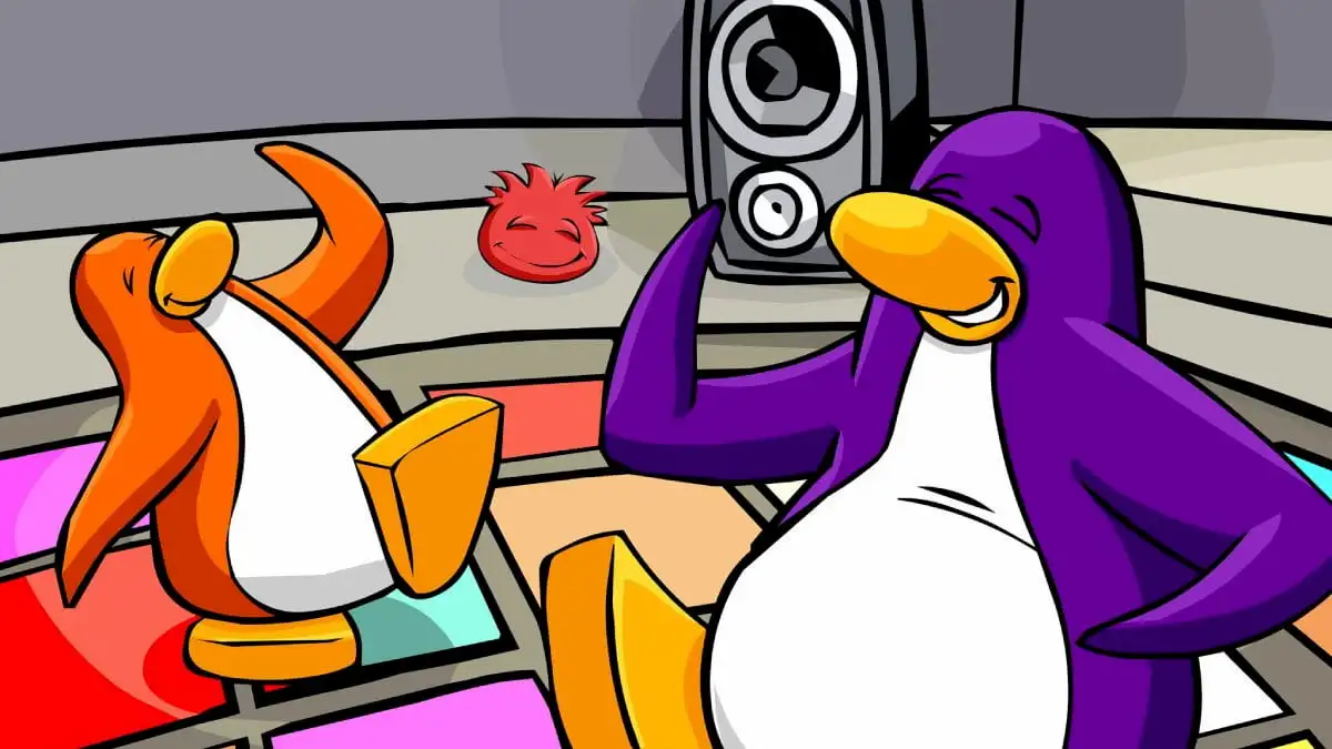 Arte promocional do Club Penguin Zero.