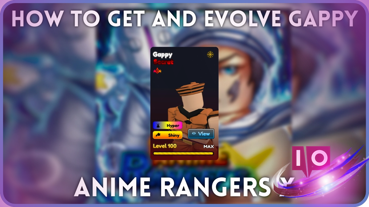 Como Obter e Evoluir Gappy em Anime Rangers X