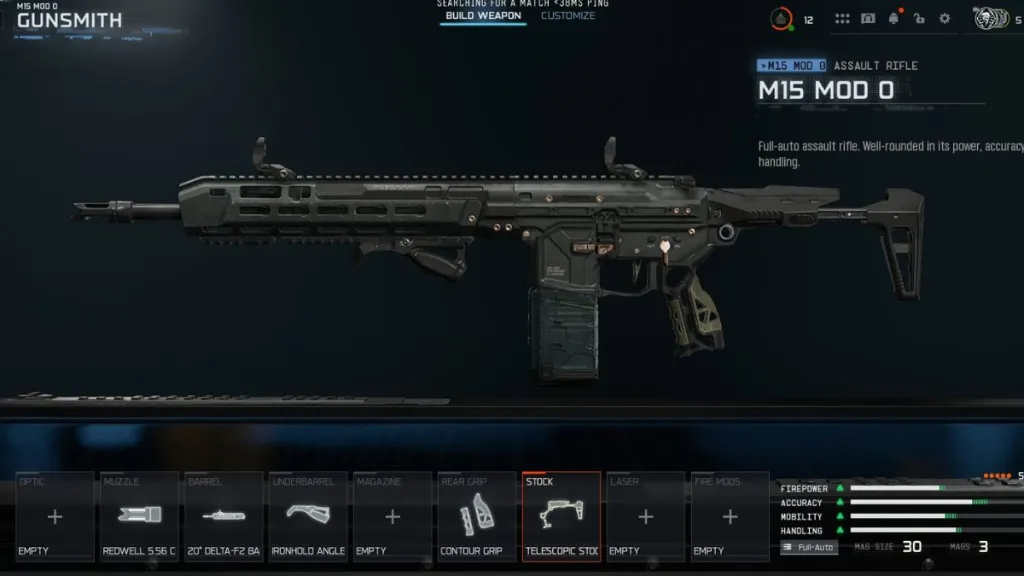 Melhor Configuração da M15 Mod 0 em Black Ops 7