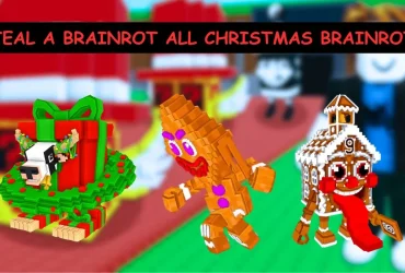 Explore Todos os Brainrots de Natal em Roubar um Brainrot Hora de Inverno