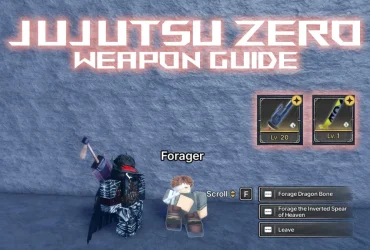 Jujutsu Zero: Guia Definitivo de Localizações de Armas e Crafting