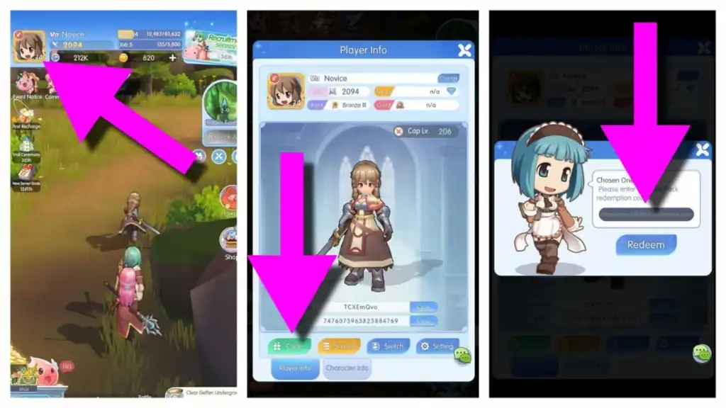 Como resgatar códigos de Ragnarok Idle Adventure Plus