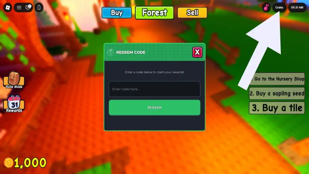 Como resgatar códigos de Superforest.