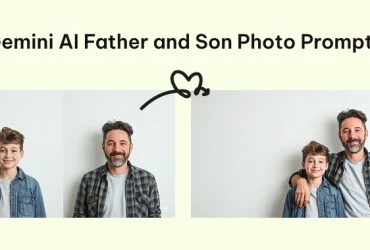 20+ Prompts de IA Gemini para Retratos Comoventes de Pai e Filho