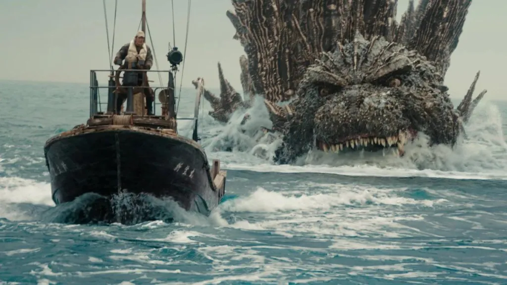 A still from Godzilla Minus One