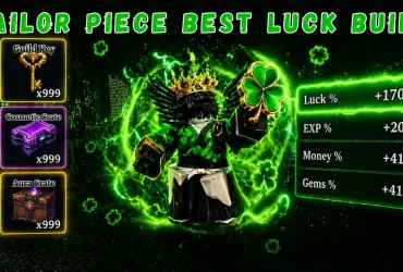 Guia de Construção Sailor Piece Melhor Sorte: Maximize Sorte e Itens