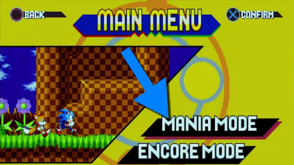 O que selecionar no Menu Principal