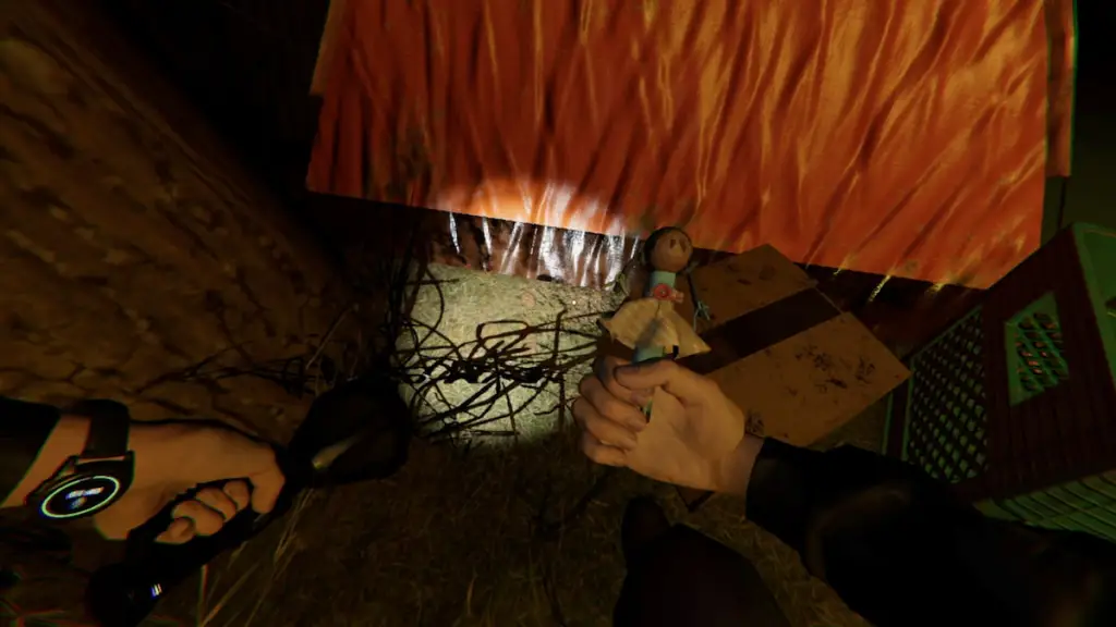 Encontrando a boneca criança para o quebra-cabeça em phasmophobia alan wake