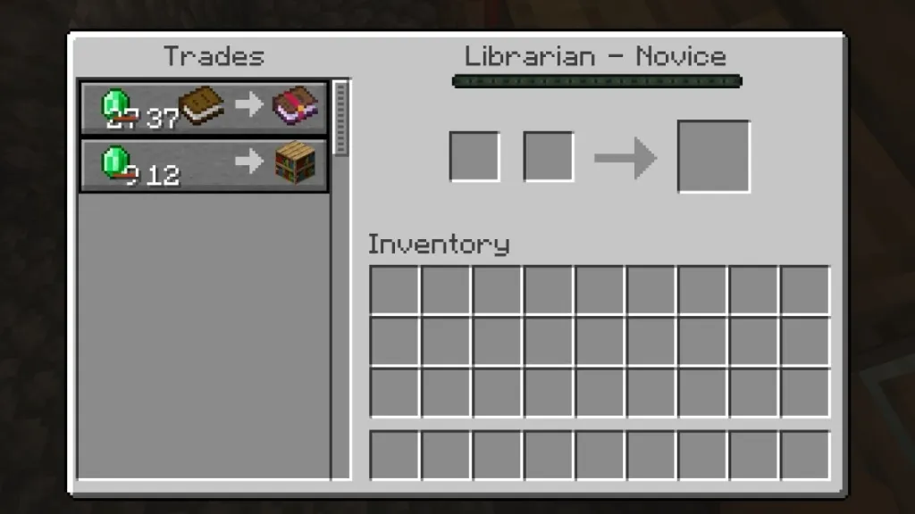 Como obter Mending no Minecraft de um bibliotecário