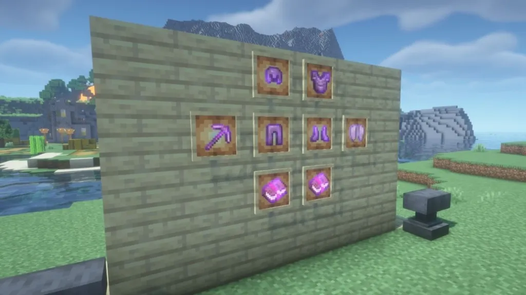 Itens aplicáveis do encantamento Mending no Minecraft