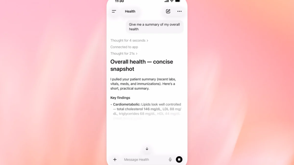 Saúde do ChatGPT da OpenAI Lança Amid Lawsuits Médicas